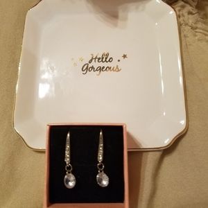 FREE! Trinket Tray + Swarovski Silver Earrings